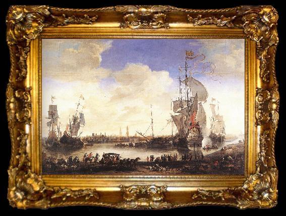 framed  MINDERHOUT, Hendrik van The Handelskom at Bruges sg, ta009-2